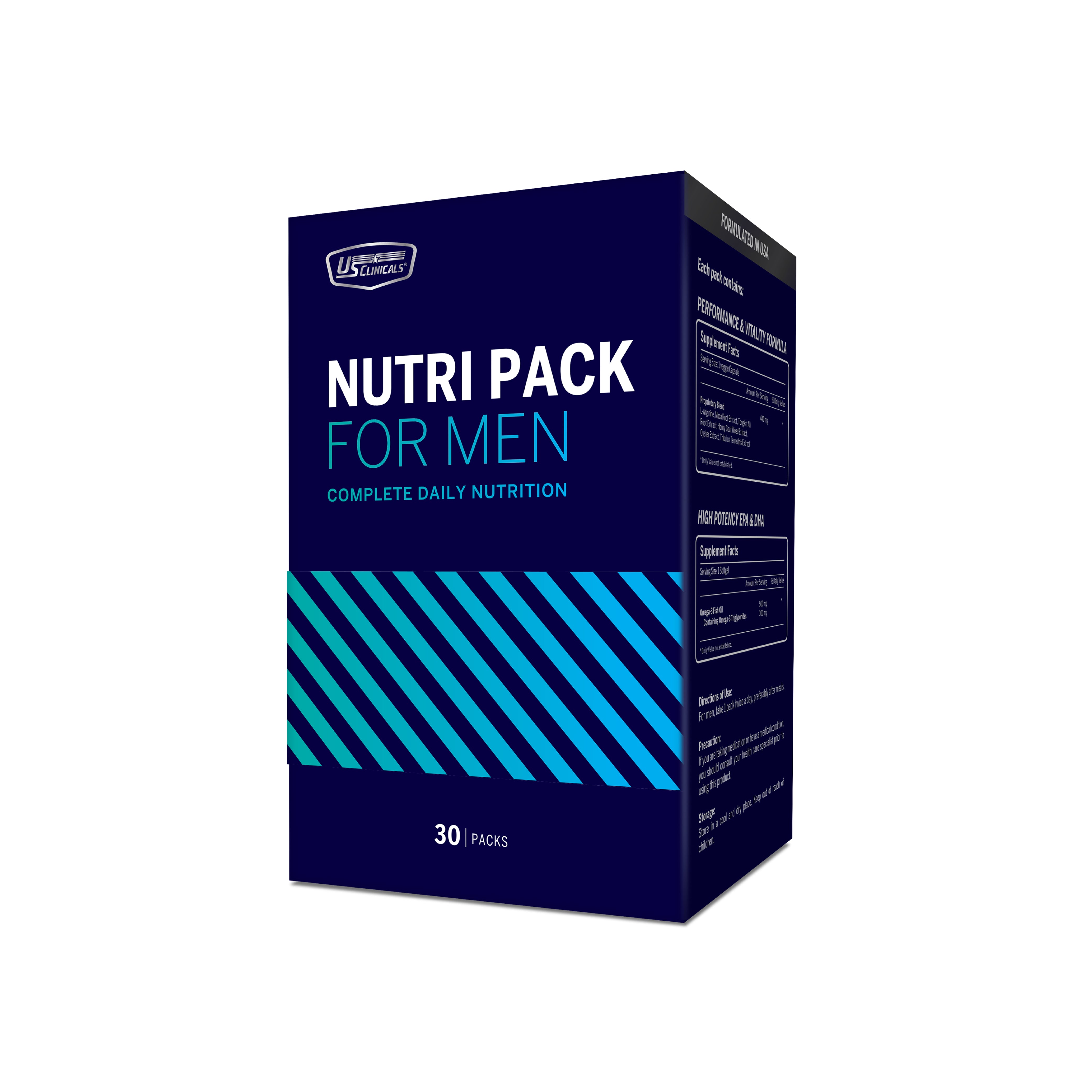 US Clinicals® Nutri Pack For Men