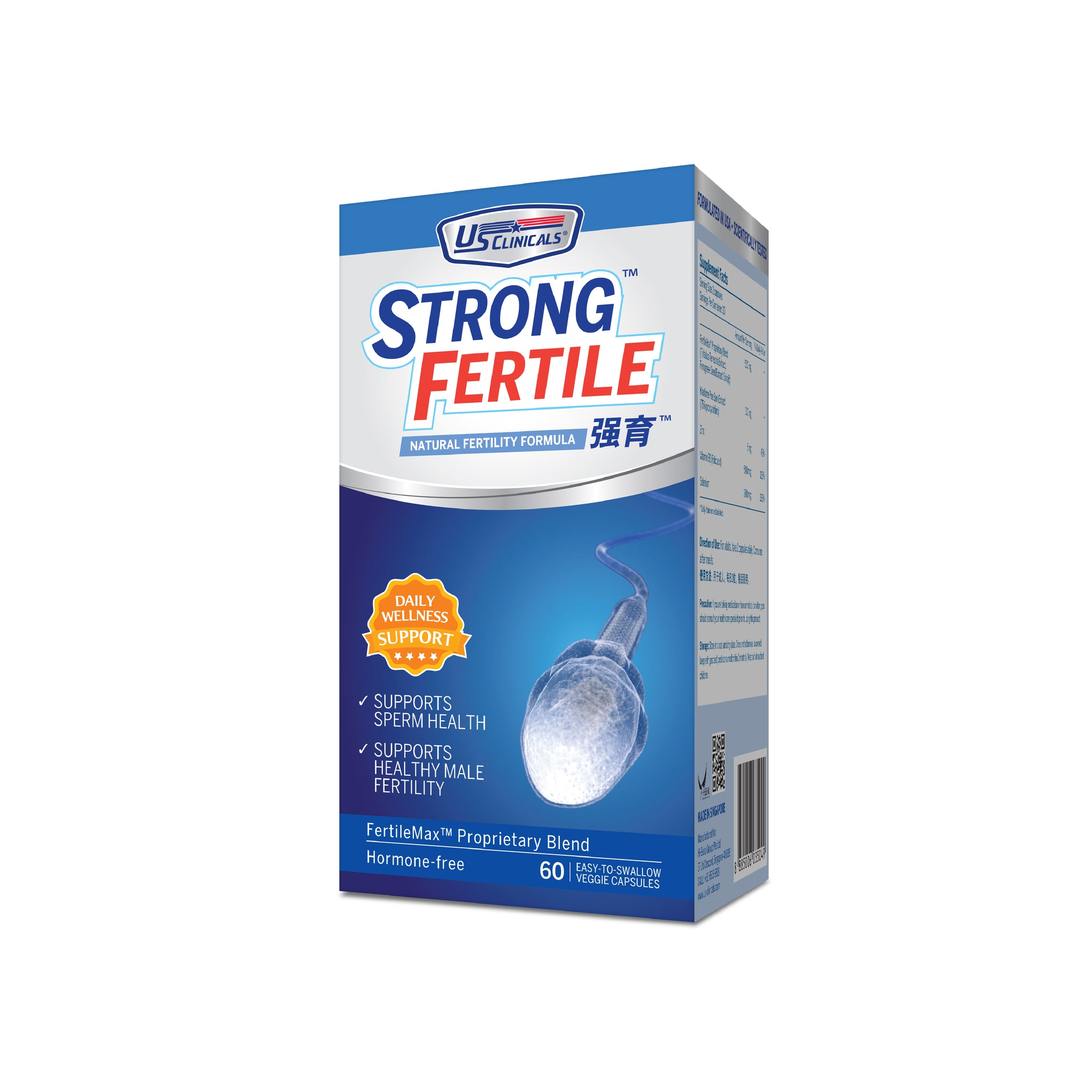 Natural Fertility Formula for Men | US Clinicals® Singapore