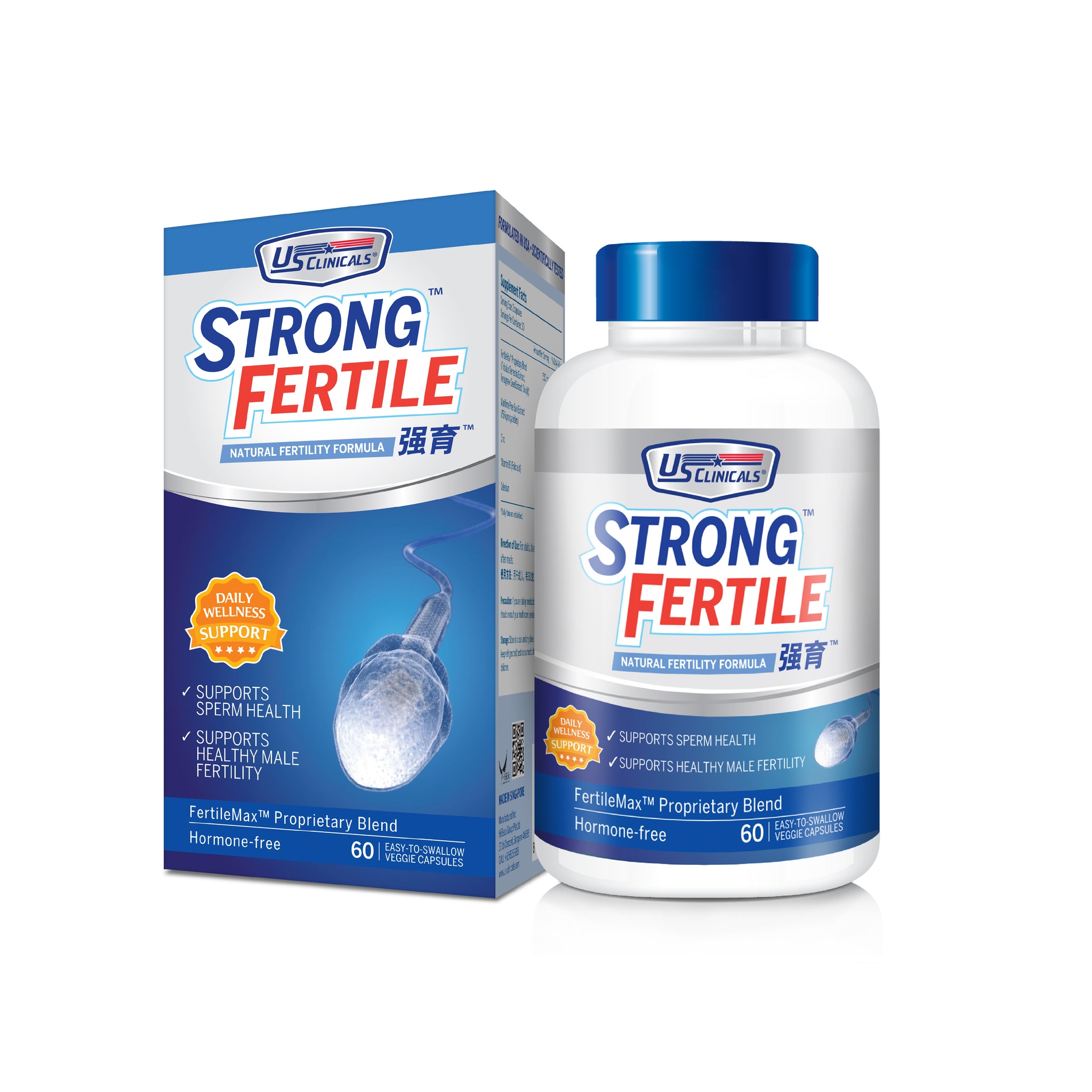 Natural Fertility Formula for Men | US Clinicals® Singapore