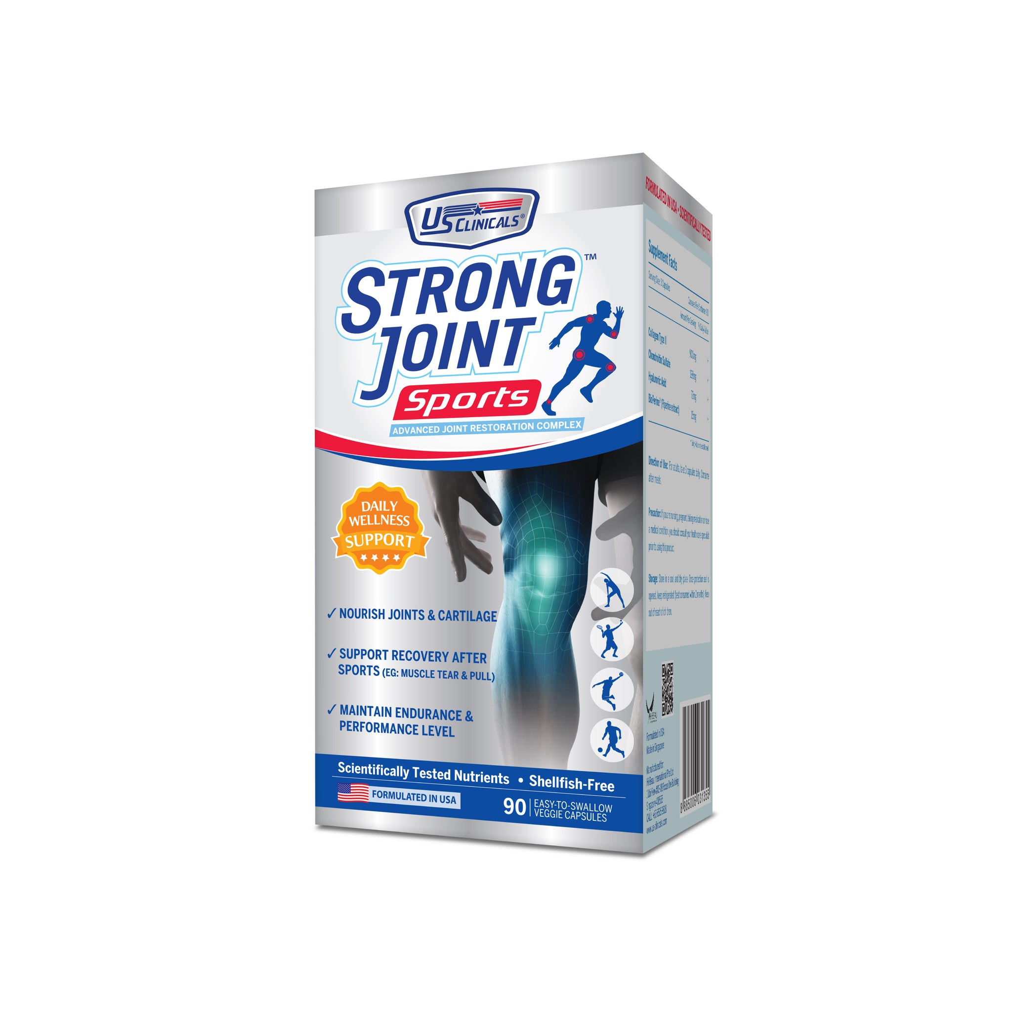 US Clinicals® StrongJoint™ Sports.